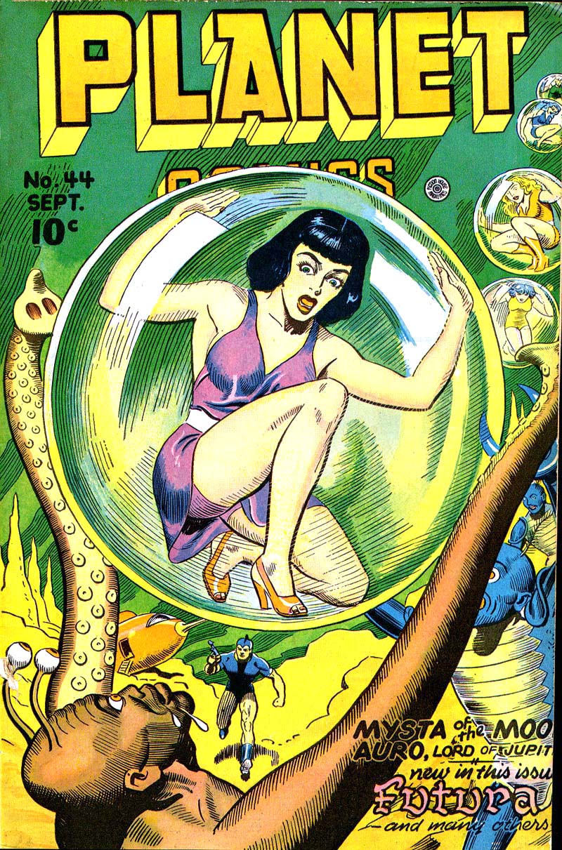Planet Comics #44 (Fiction House), page 2. Public domain (US).