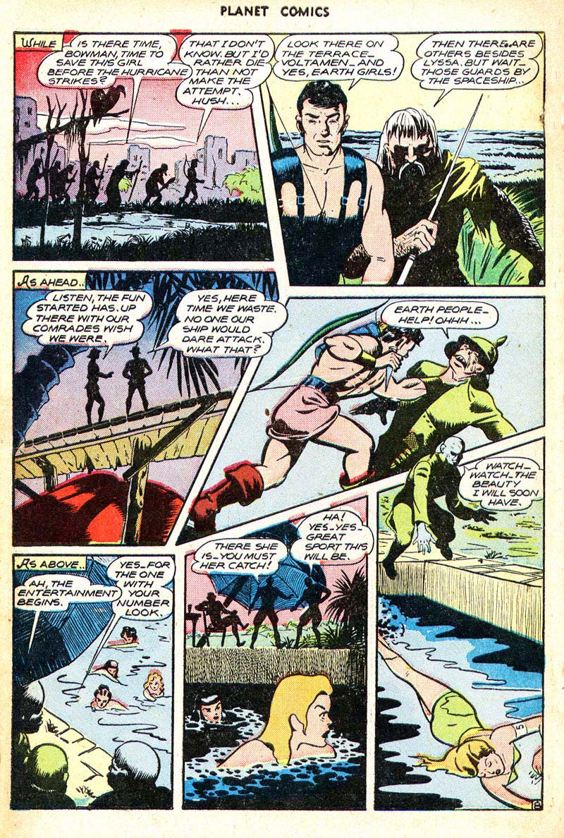 Planet Comics #44 (Fiction House), page 11. Public domain (US).