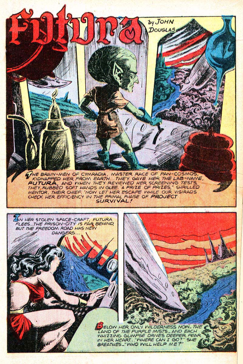 Planet Comics #44 (Fiction House), page 14. Public domain (US).
