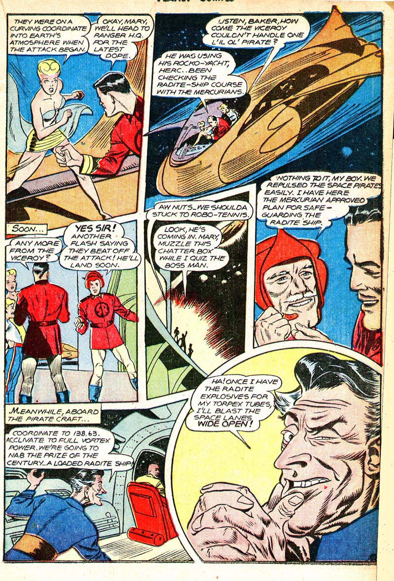 Planet Comics #44 (Fiction House), page 30. Public domain (US).