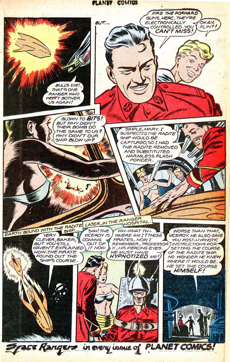 Planet Comics #44 (Fiction House), page 34. Public domain (US).