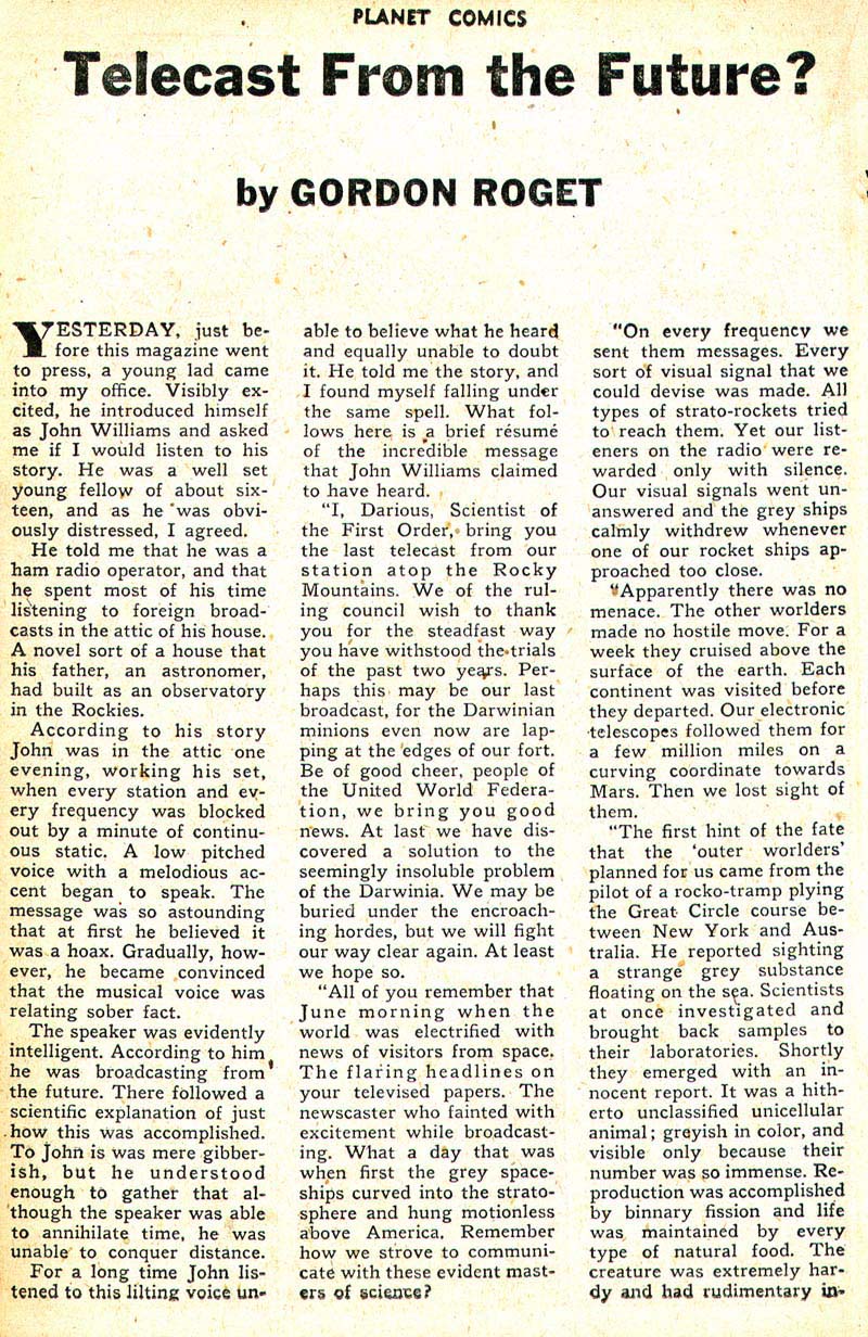Planet Comics #44 (Fiction House), page 35. Public domain (US).