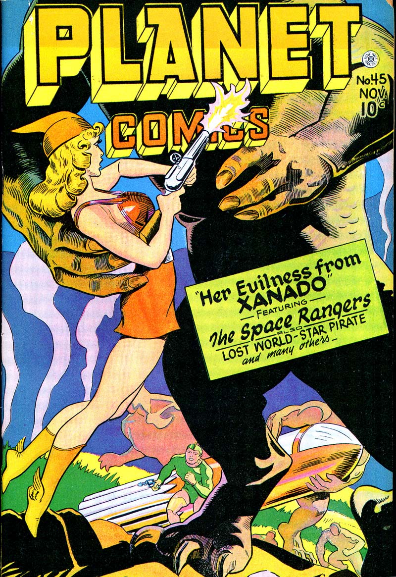 Planet Comics #45 (Fiction House), page 2. Public domain (US).