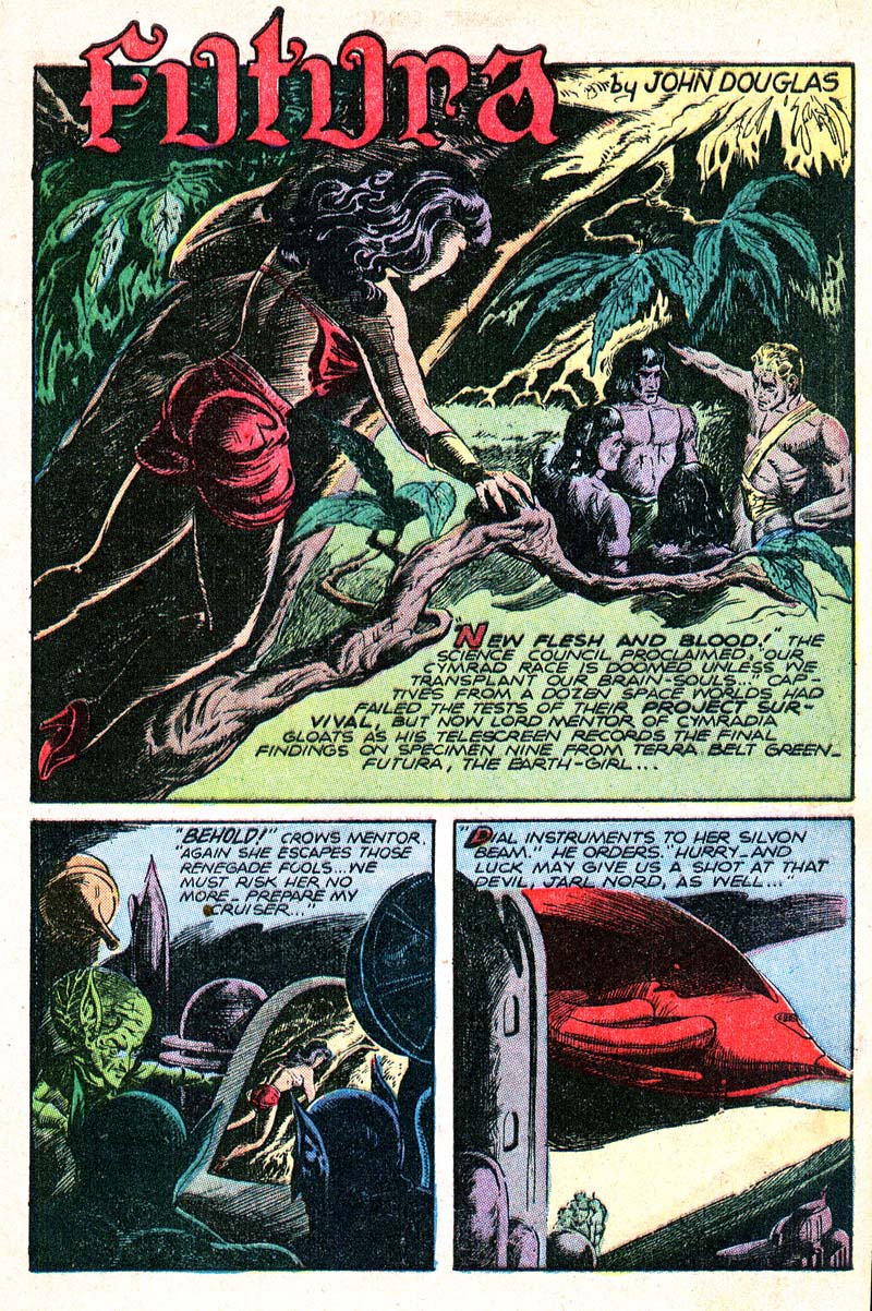 Planet Comics #45 (Fiction House), page 14. Public domain (US).