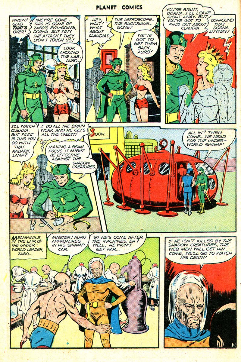Planet Comics #45 (Fiction House), page 23. Public domain (US).
