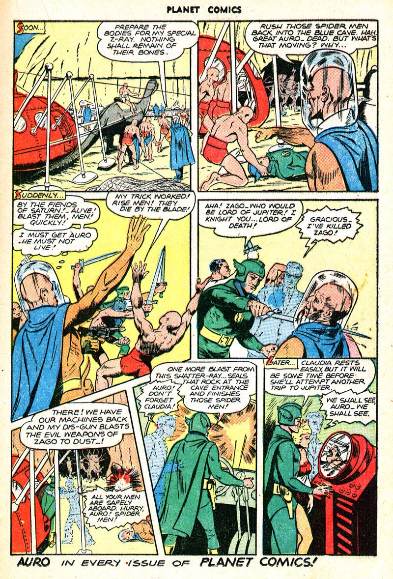 Planet Comics #45 (Fiction House), page 26. Public domain (US).