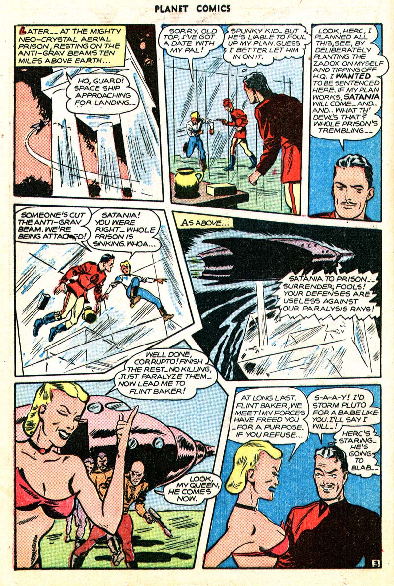 Planet Comics #45 (Fiction House), page 31. Public domain (US).