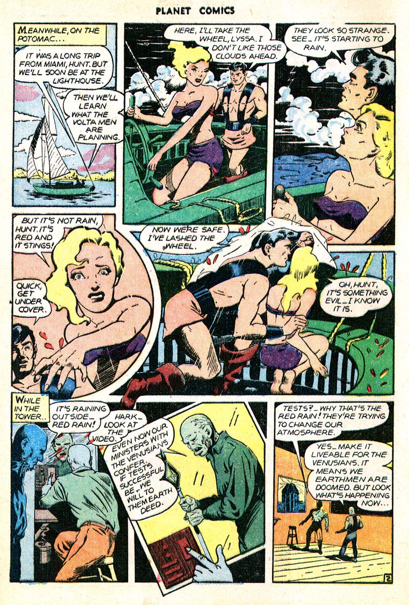 Planet Comics #45 (Fiction House), page 5. Public domain (US).