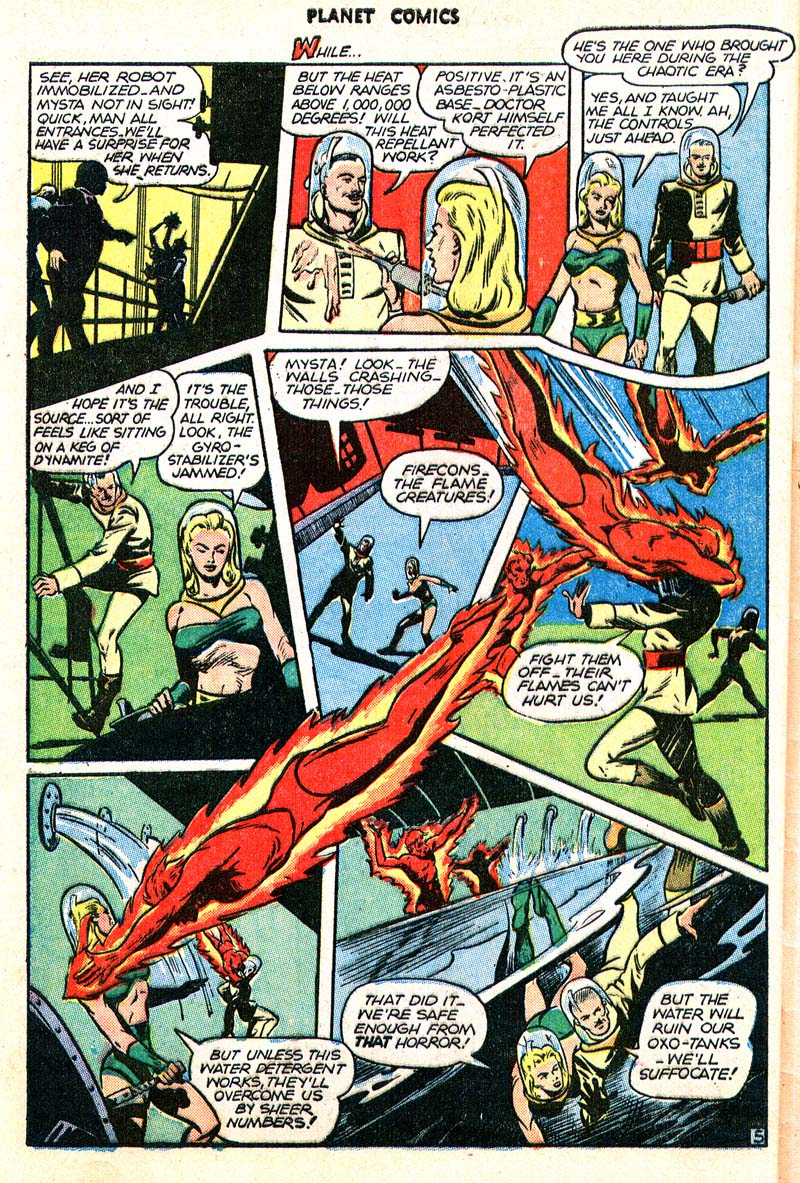 Planet Comics #45 (Fiction House), page 41. Public domain (US).