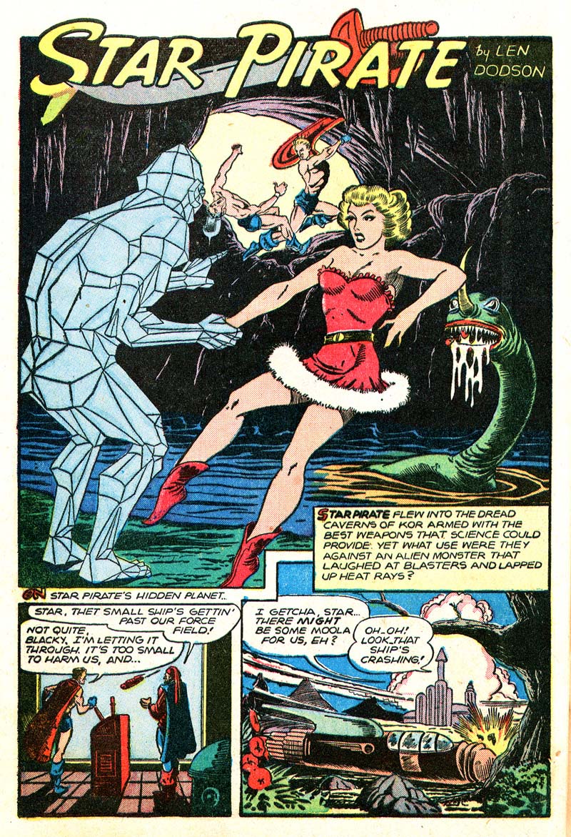 Planet Comics #45 (Fiction House), page 45. Public domain (US).