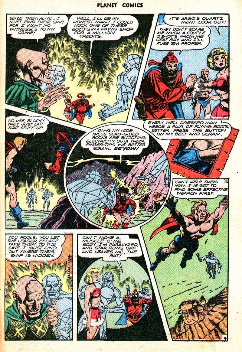 Planet Comics #45 (Fiction House), page 48. Public domain (US).