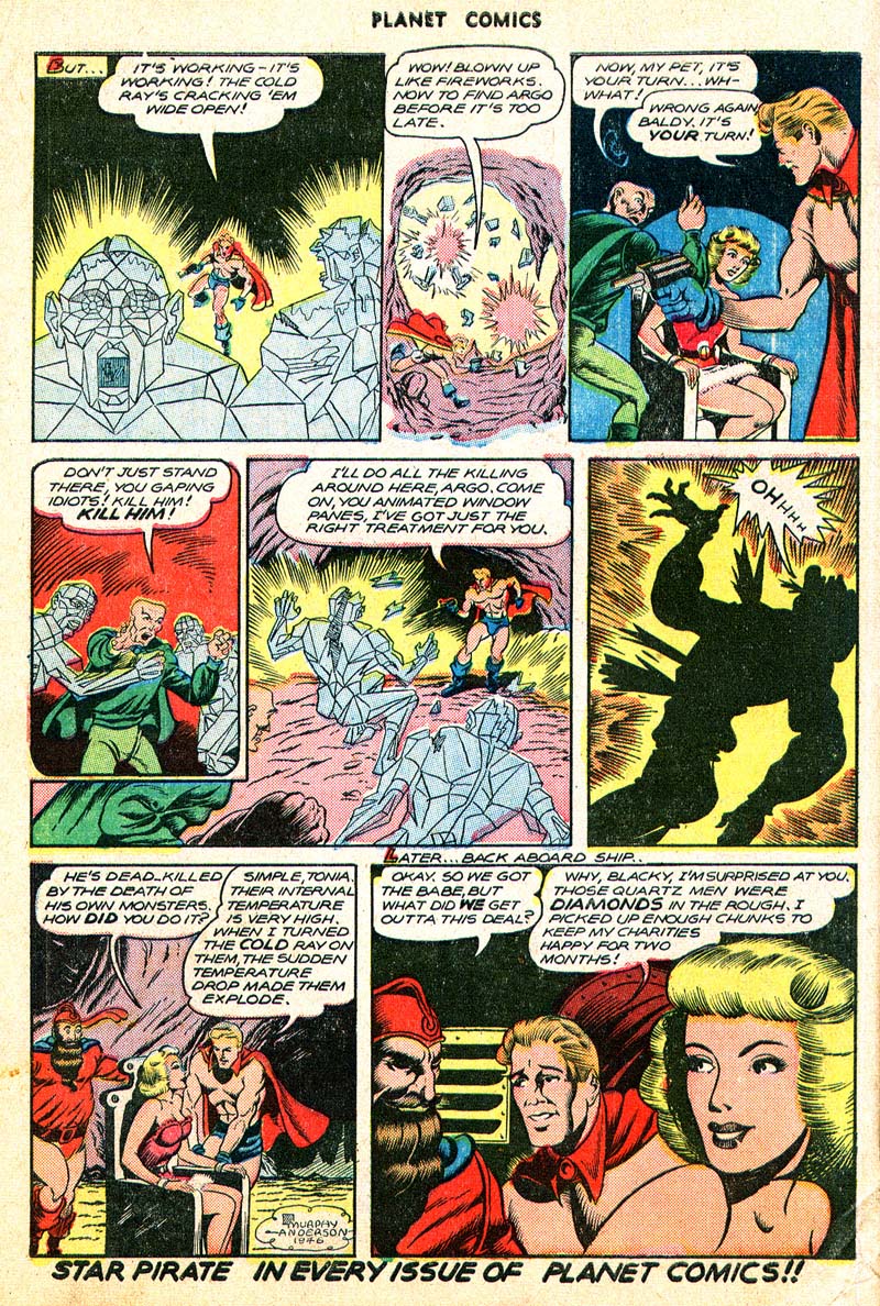 Planet Comics #45 (Fiction House), page 51. Public domain (US).
