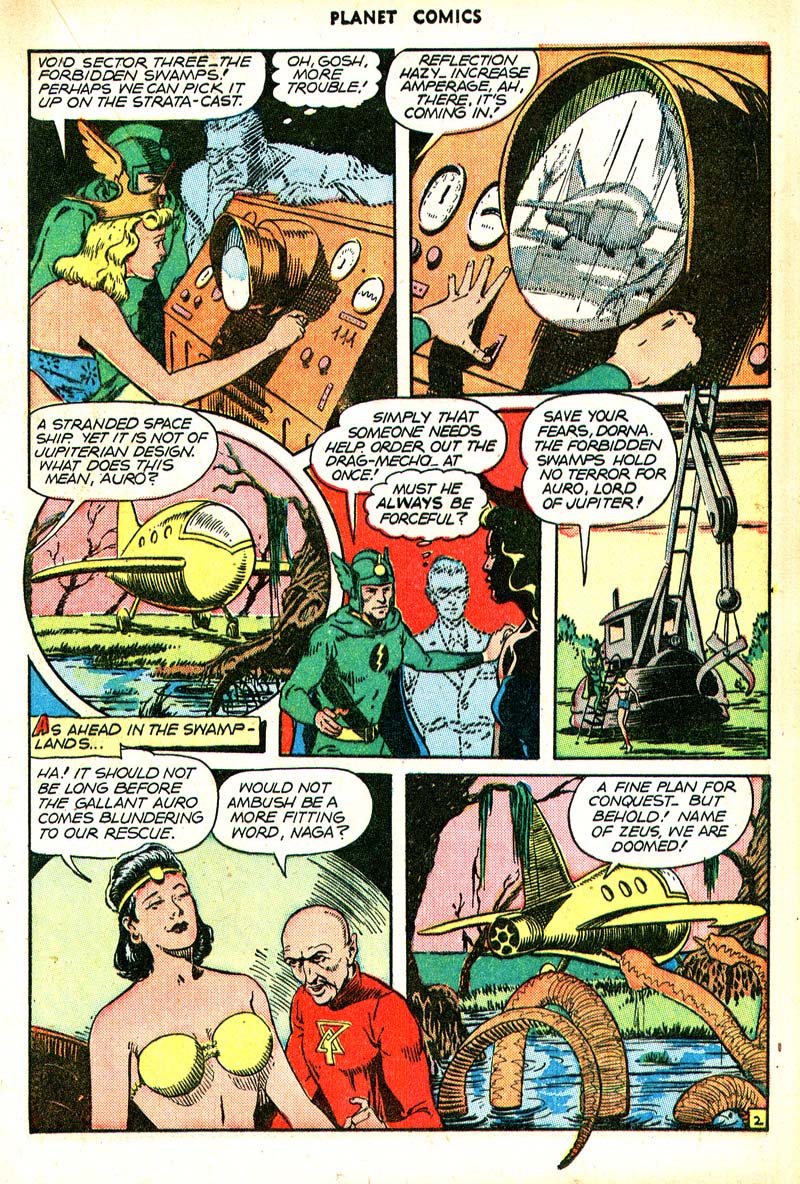 Planet Comics #46 (Fiction House), page 22. Public domain (US).