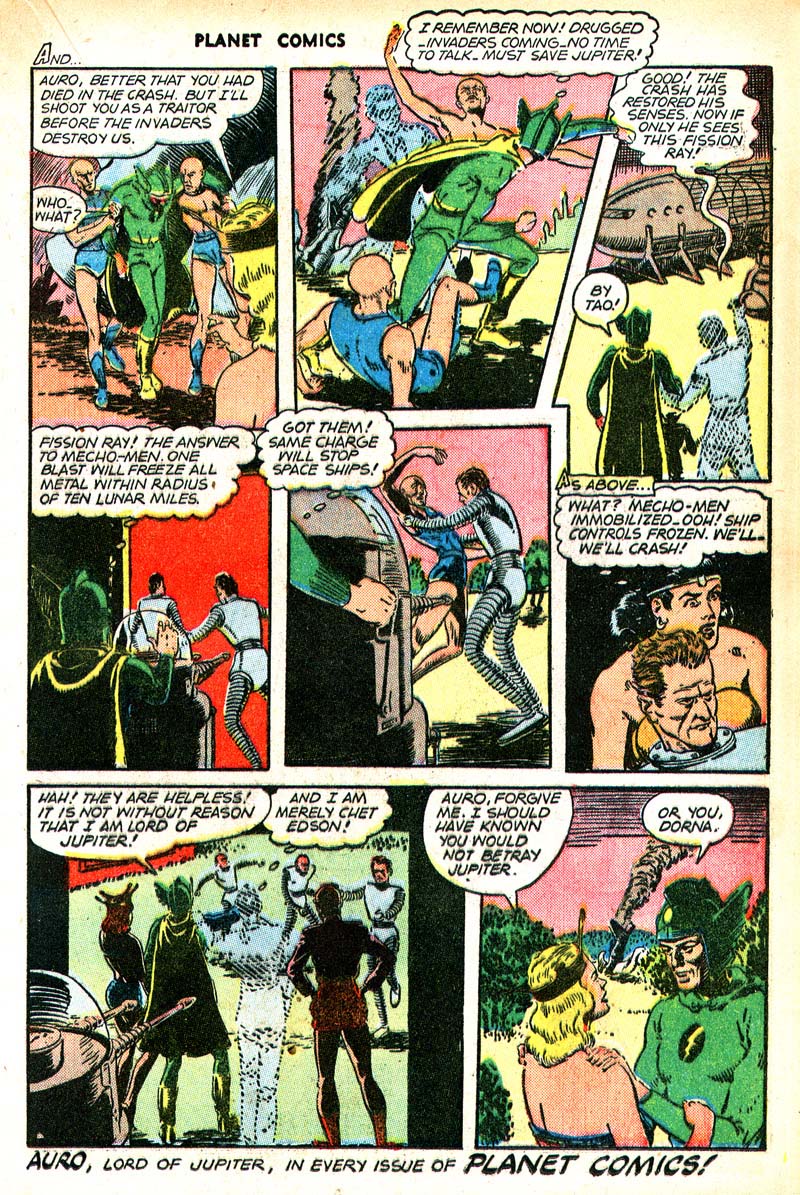 Planet Comics #46 (Fiction House), page 26. Public domain (US).