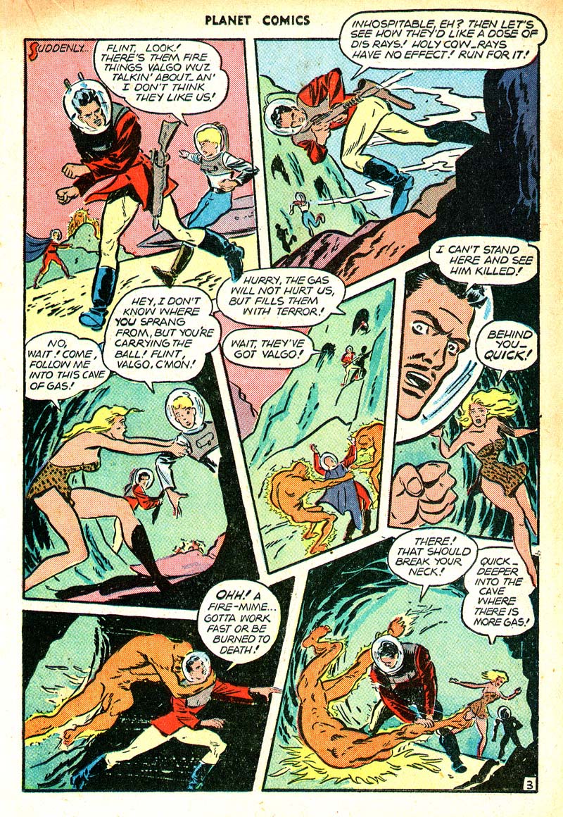 Planet Comics #46 (Fiction House), page 30. Public domain (US).
