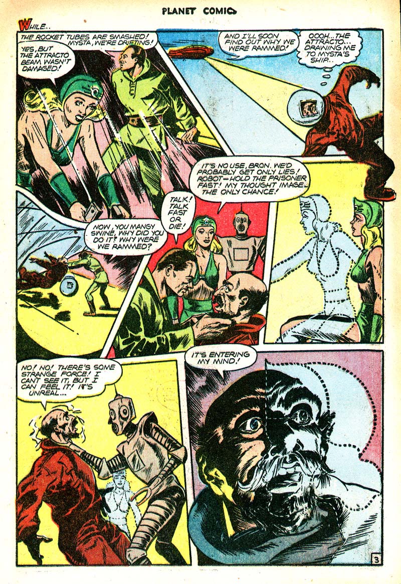 Planet Comics #46 (Fiction House), page 38. Public domain (US).