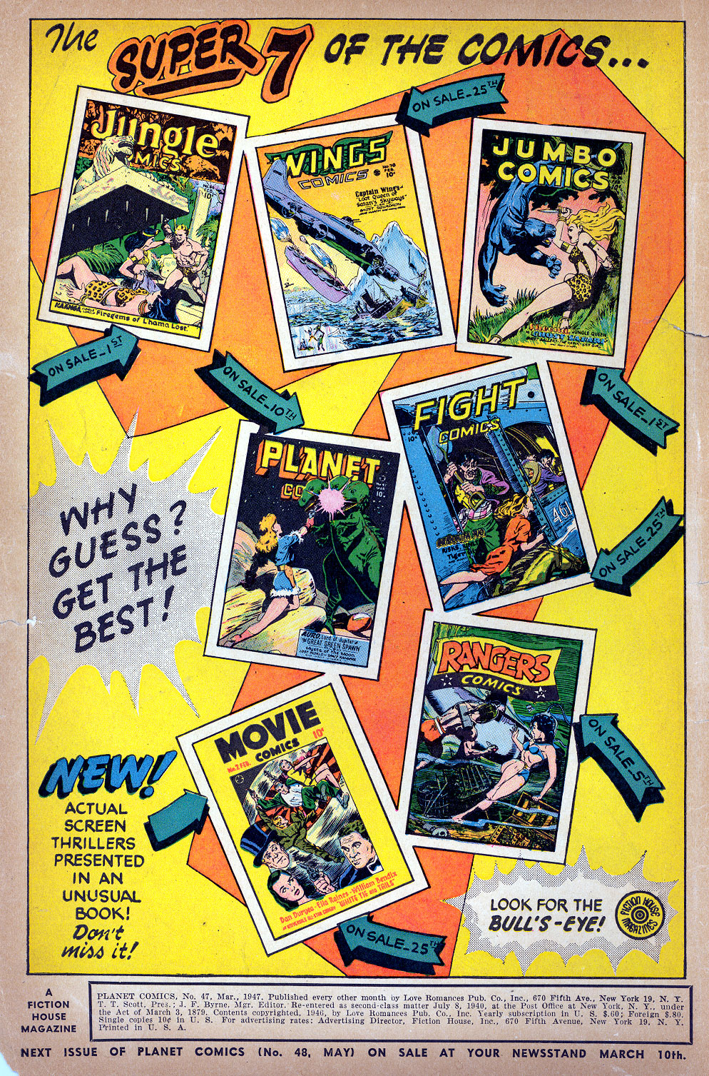Planet Comics #47 (Fiction House), page 2. Public domain (US).