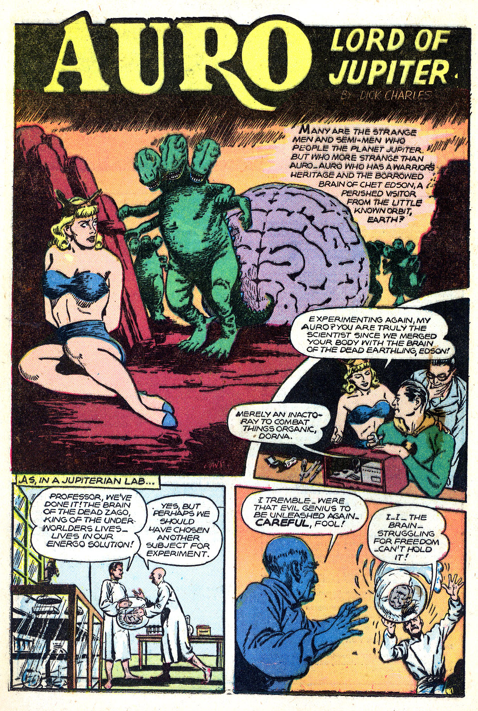 Planet Comics #47 (Fiction House), page 20. Public domain (US).
