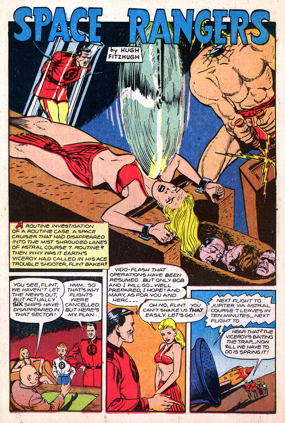 Planet Comics #47 (Fiction House), page 27. Public domain (US).