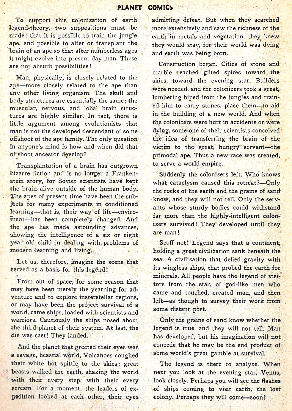 Planet Comics #47 (Fiction House), page 34. Public domain (US).