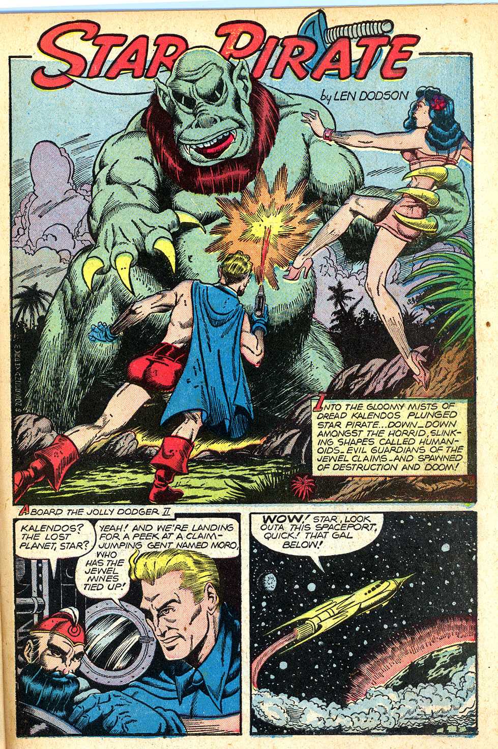 Planet Comics #47 (Fiction House), page 43. Public domain (US).