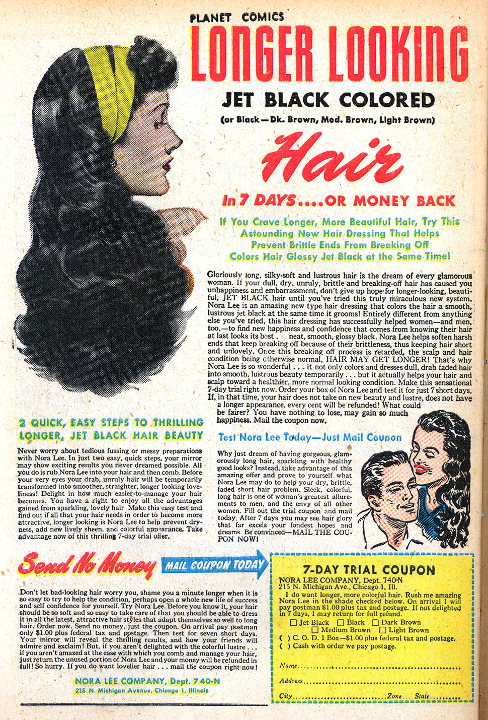 Planet Comics #47 (Fiction House), page 50. Public domain (US).