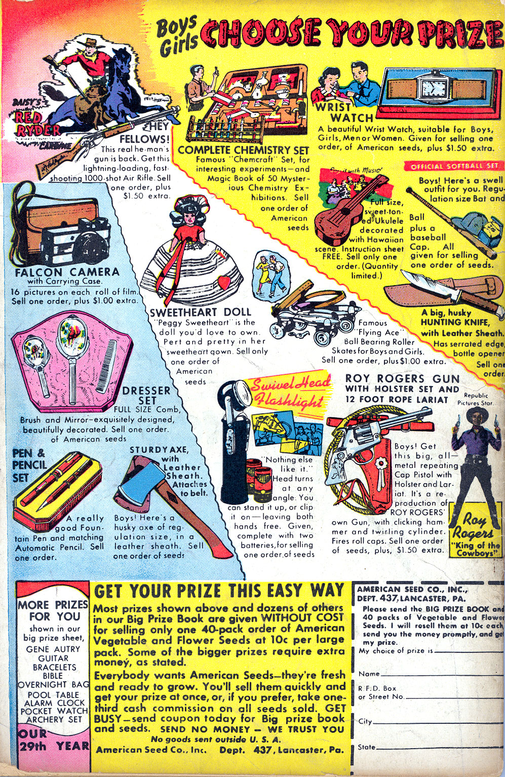Planet Comics #47 (Fiction House), page 52. Public domain (US).