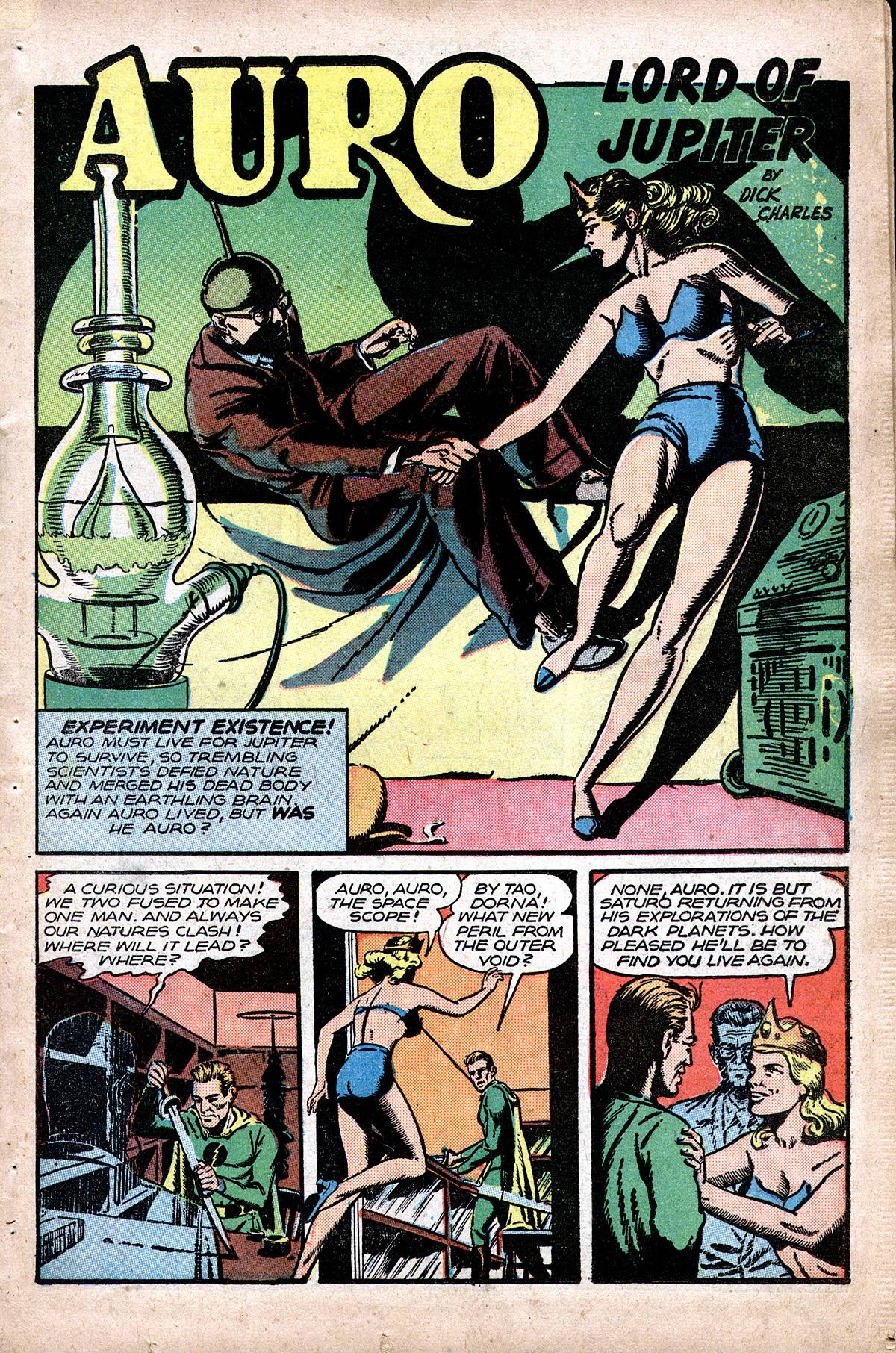 Planet Comics #48 (Fiction House), page 19. Public domain (US).