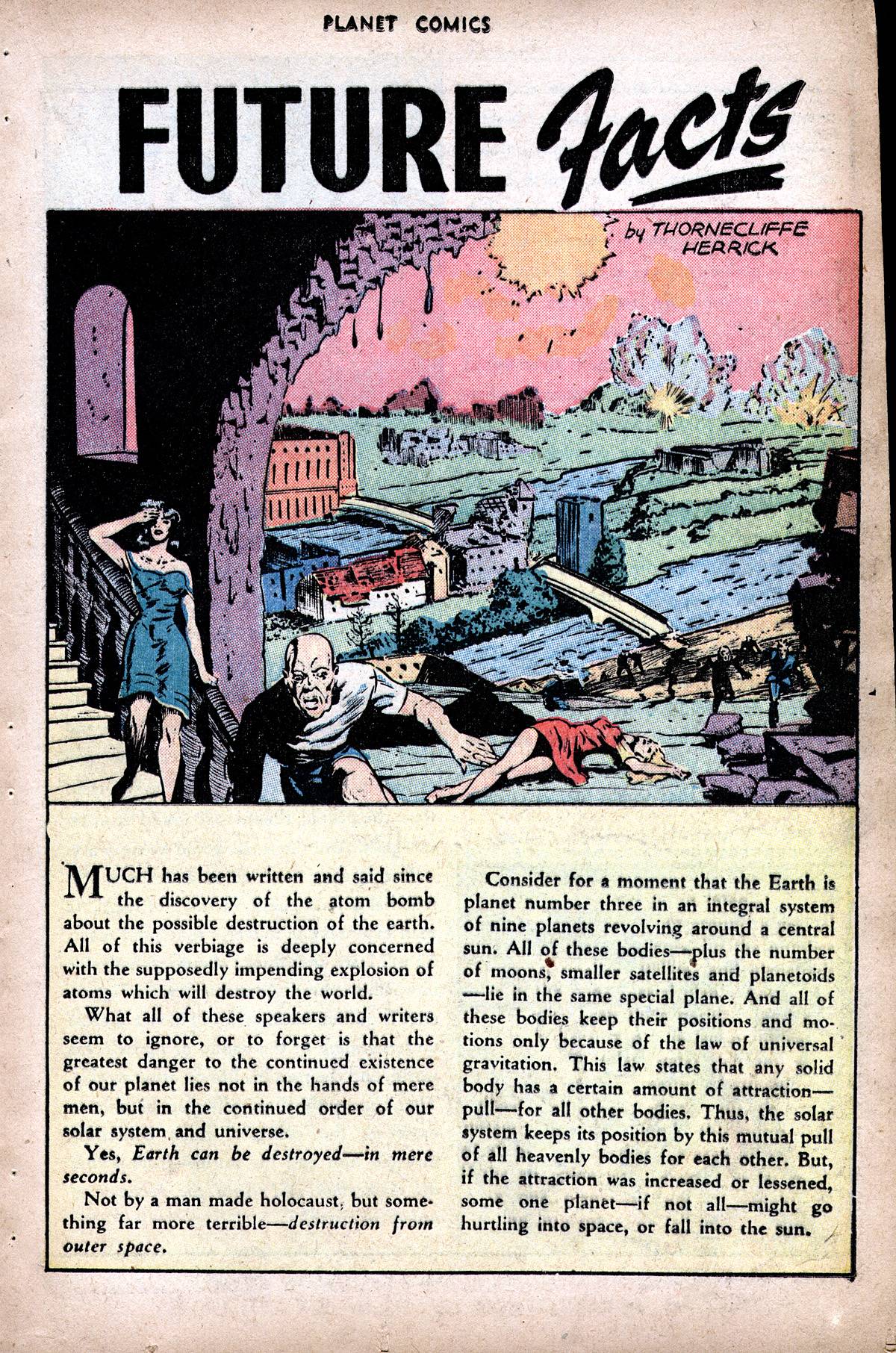 Planet Comics #48 (Fiction House), page 25. Public domain (US).
