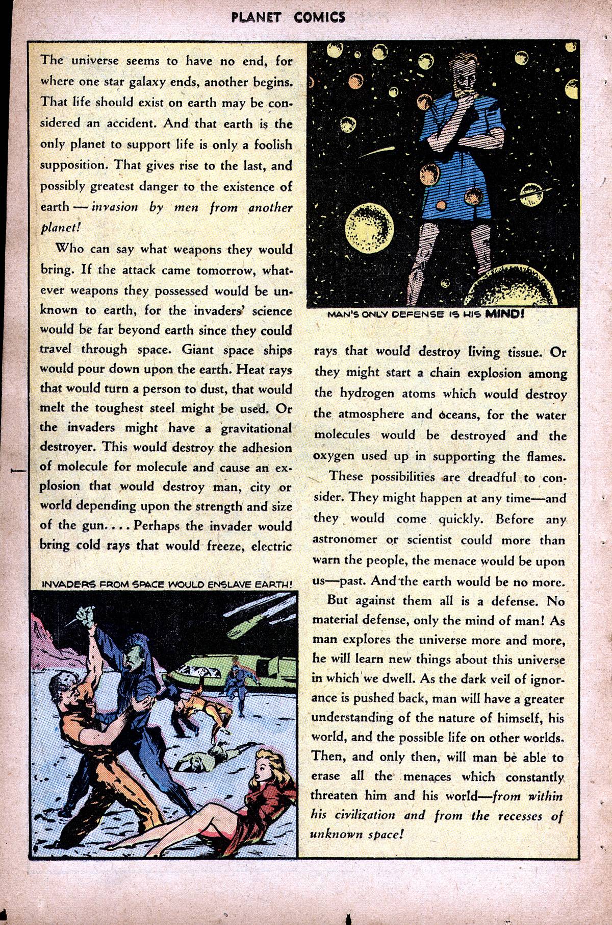 Planet Comics #48 (Fiction House), page 26. Public domain (US).