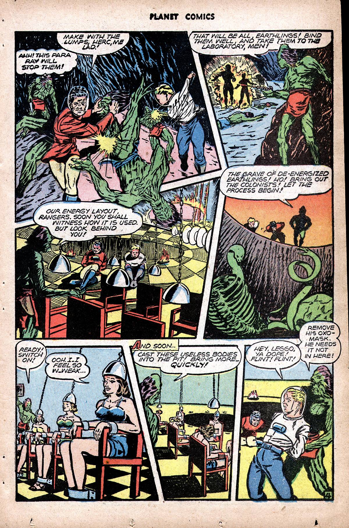 Planet Comics #48 (Fiction House), page 31. Public domain (US).