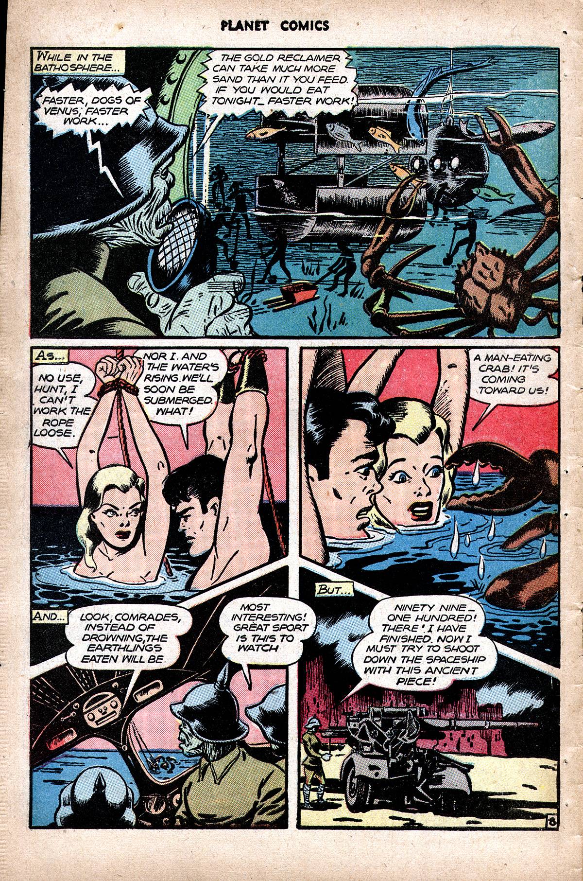 Planet Comics #48 (Fiction House), page 10. Public domain (US).