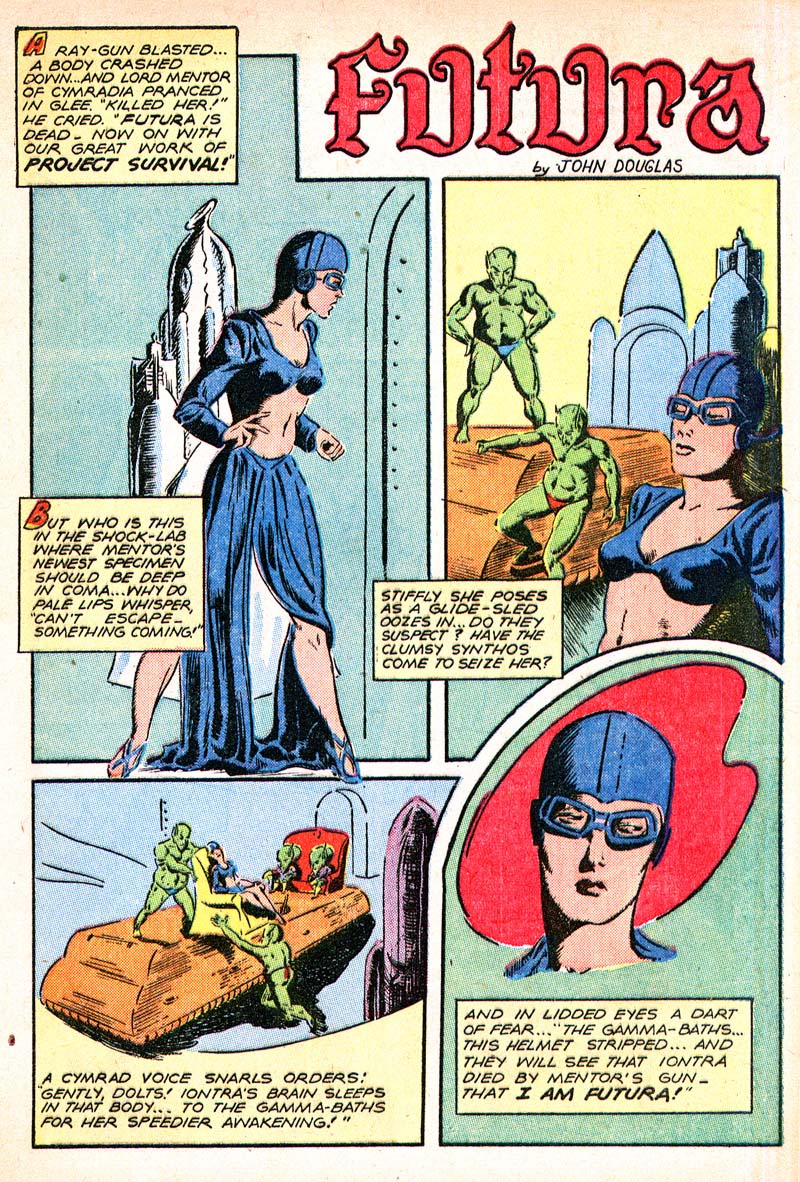 Planet Comics #49 (Fiction House), page 13. Public domain (US).