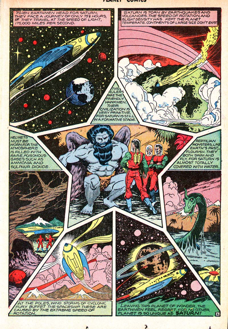 Planet Comics #49 (Fiction House), page 27. Public domain (US).