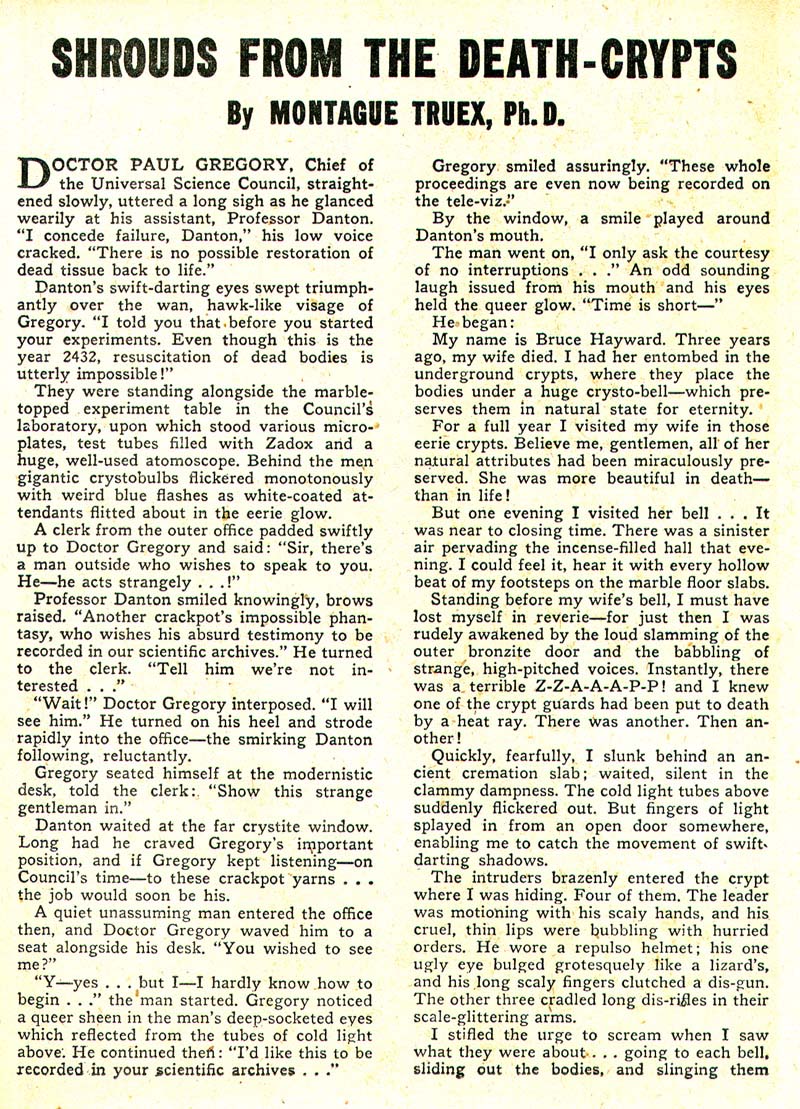 Planet Comics #49 (Fiction House), page 34. Public domain (US).