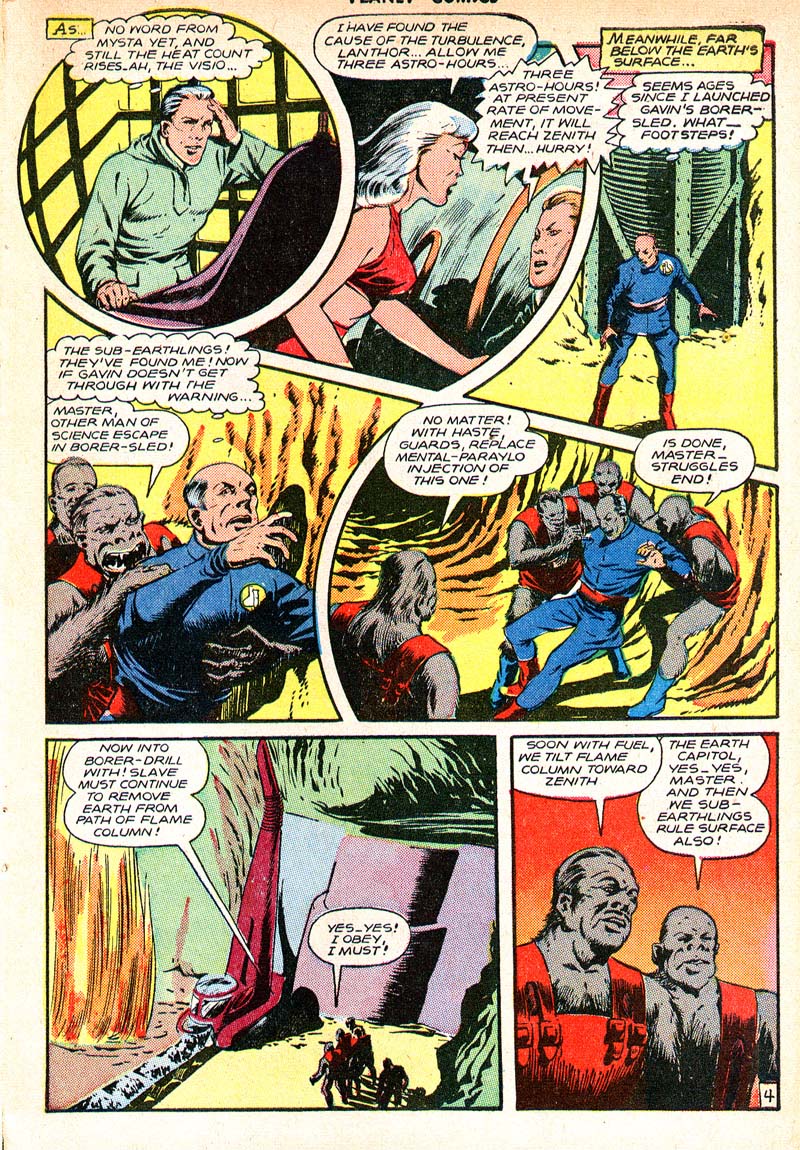Planet Comics #49 (Fiction House), page 39. Public domain (US).