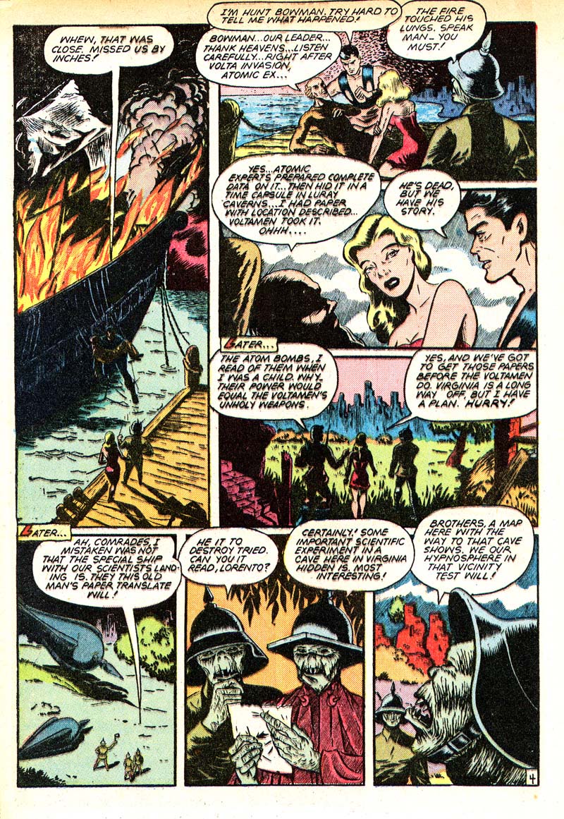 Planet Comics #49 (Fiction House), page 6. Public domain (US).