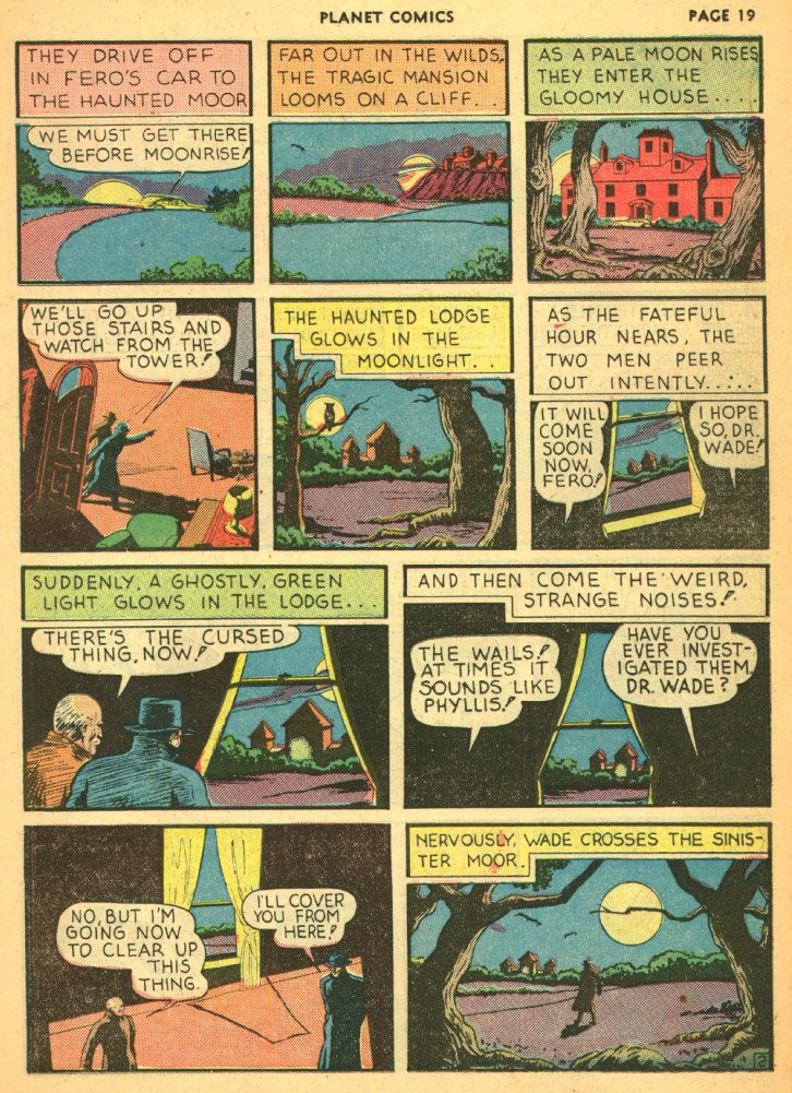 Planet Comics #5 (Fiction House), page 21. Public domain (US).