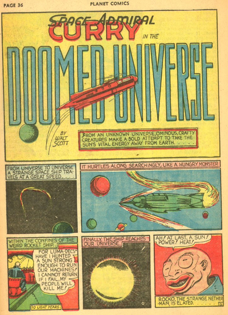 Planet Comics #5 (Fiction House), page 38. Public domain (US).