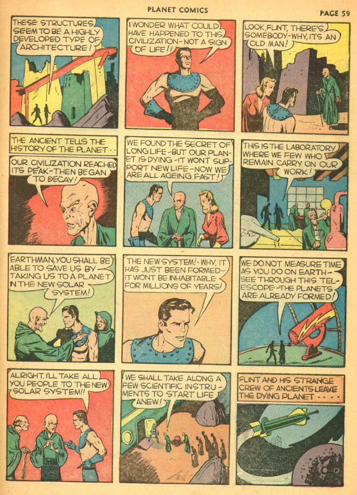 Planet Comics #5 (Fiction House), page 61. Public domain (US).