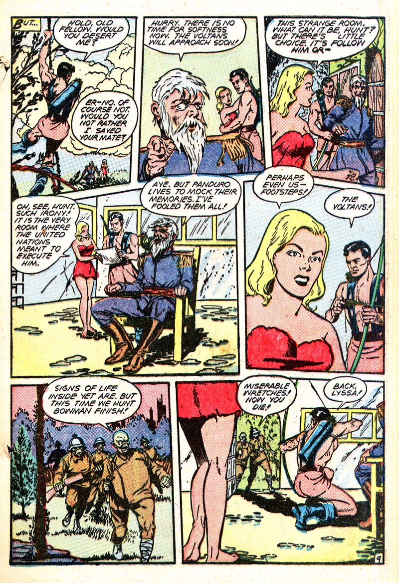Planet Comics #50 (Fiction House), page 11. Public domain (US).