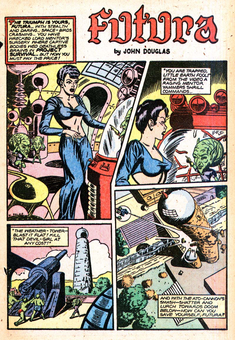 Planet Comics #50 (Fiction House), page 13. Public domain (US).