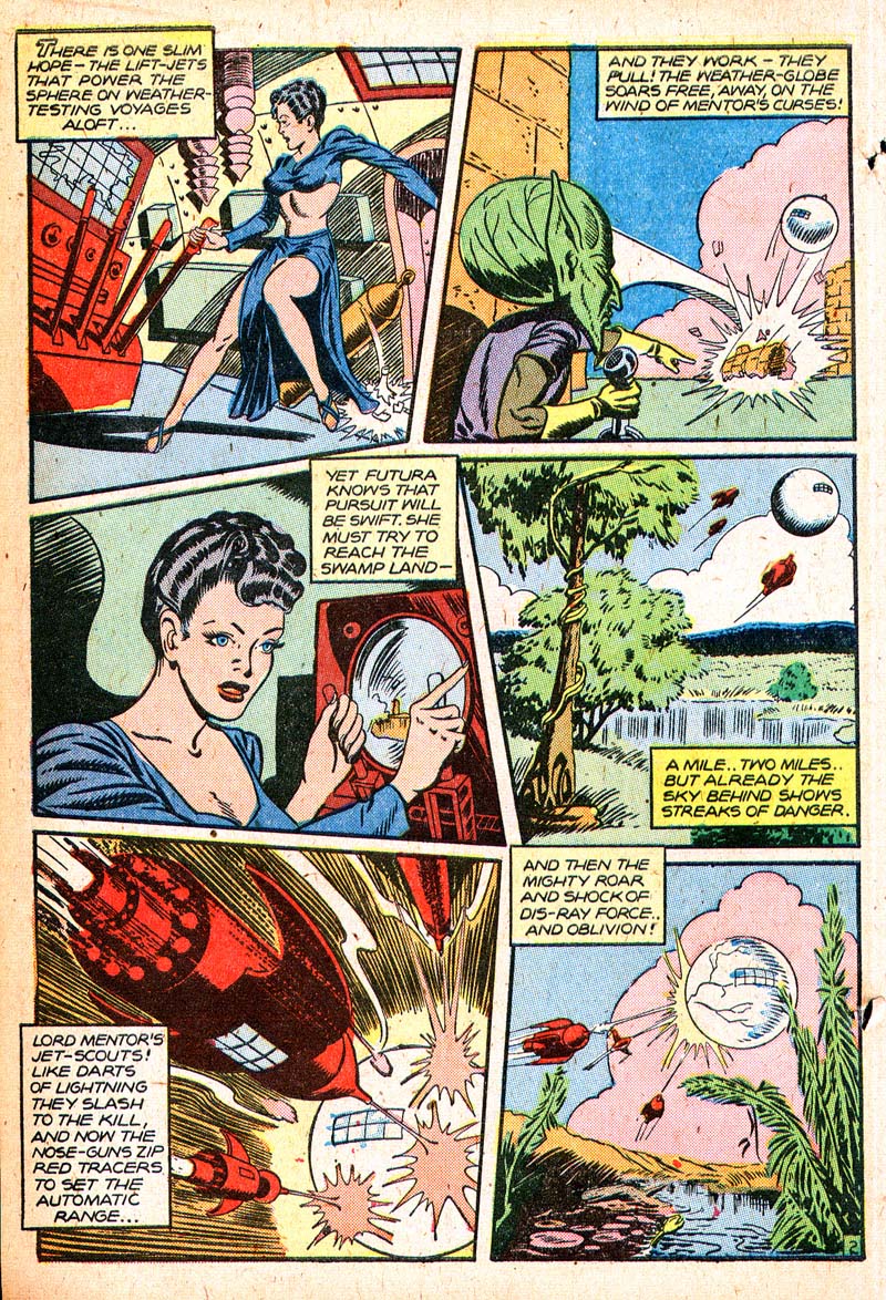 Planet Comics #50 (Fiction House), page 14. Public domain (US).