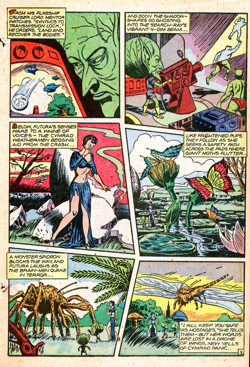 Planet Comics #50 (Fiction House), page 15. Public domain (US).