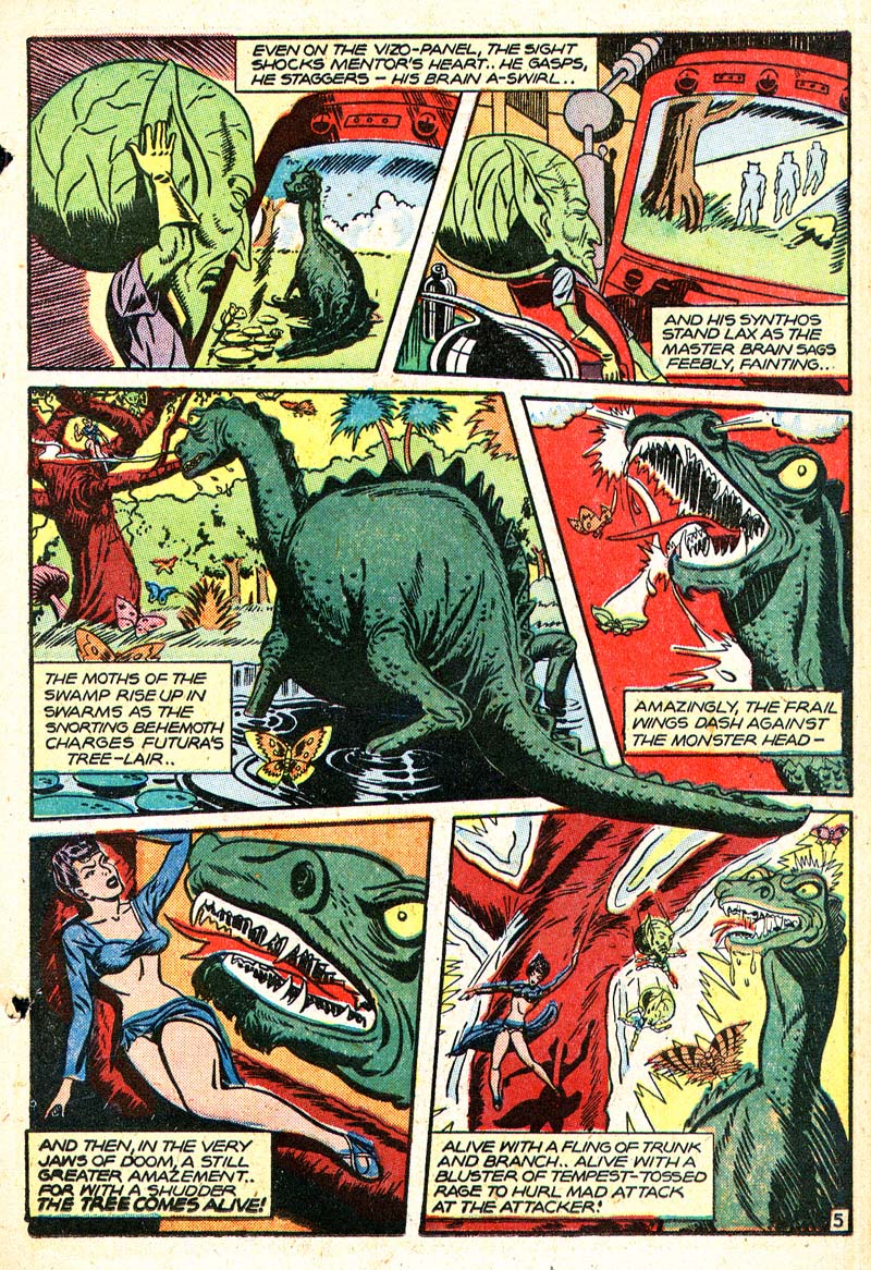 Planet Comics #50 (Fiction House), page 17. Public domain (US).