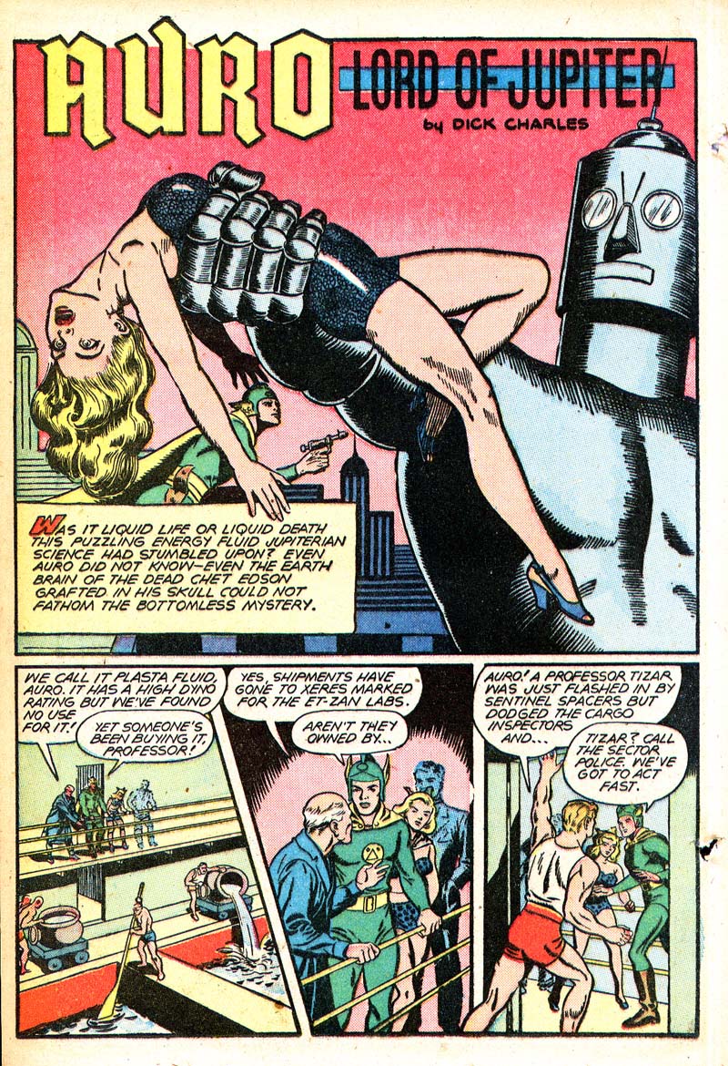 Planet Comics #50 (Fiction House), page 20. Public domain (US).