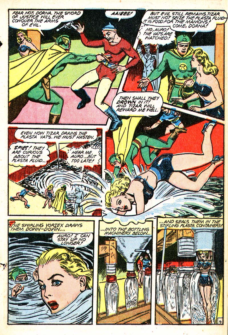 Planet Comics #50 (Fiction House), page 23. Public domain (US).