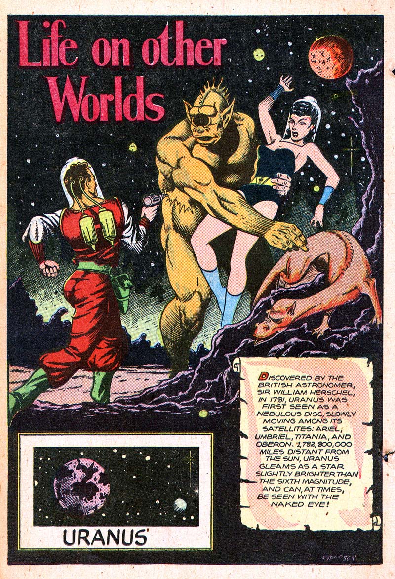 Planet Comics #50 (Fiction House), page 26. Public domain (US).