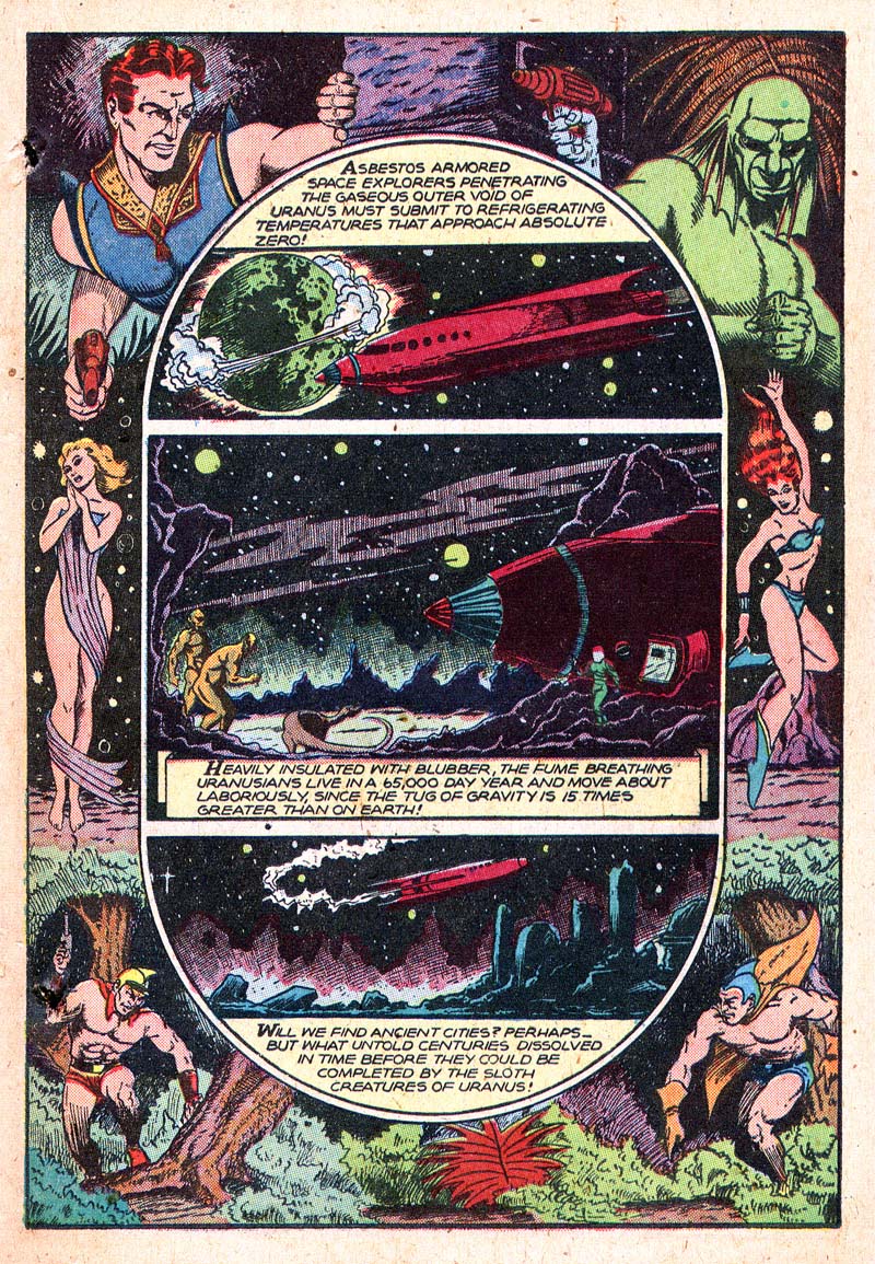 Planet Comics #50 (Fiction House), page 27. Public domain (US).