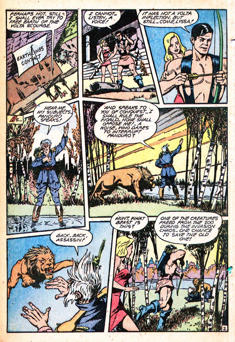 Planet Comics #50 (Fiction House), page 4. Public domain (US).